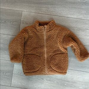 Cozy Brown Sherpa Fleece Jacket